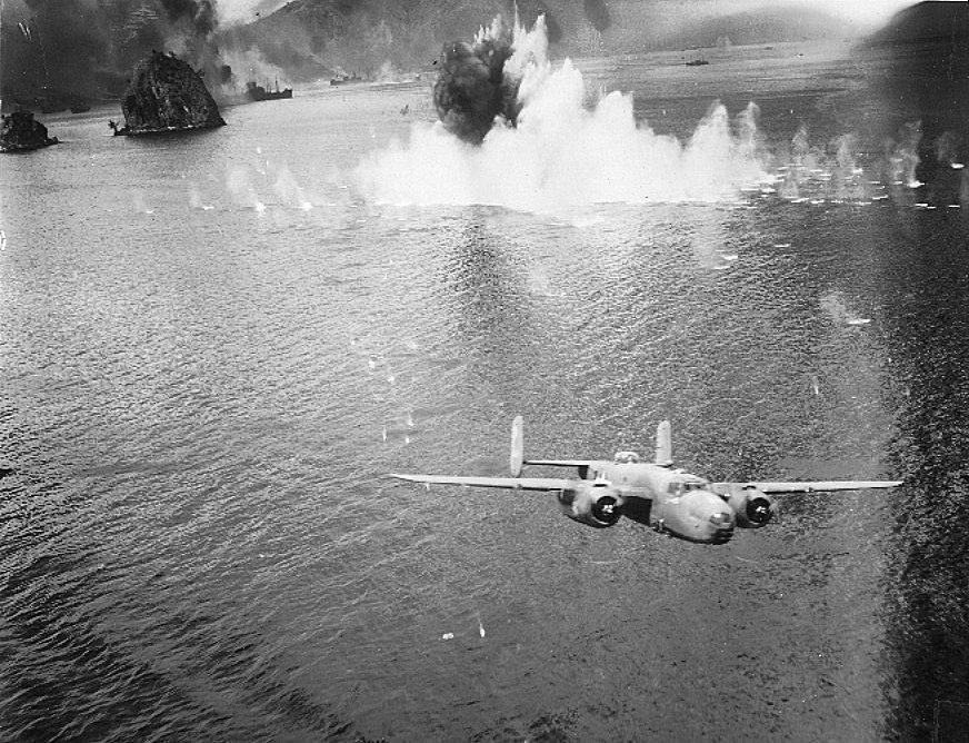 WWII plane in New Guinea in 1943