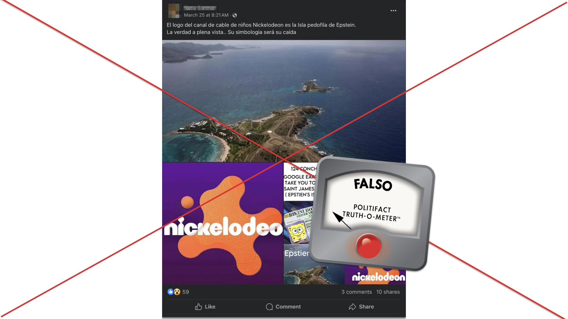 Falsa publicaci&oacute;n del logo de Nickelodeon