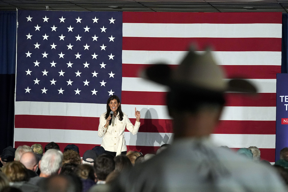 Nikki Haley meets voters in Rochester, N.H., 1-17-2024