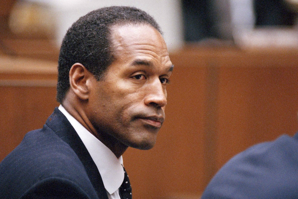 O.J. Simpson at his July 1994 arraignment, 7-22-1994