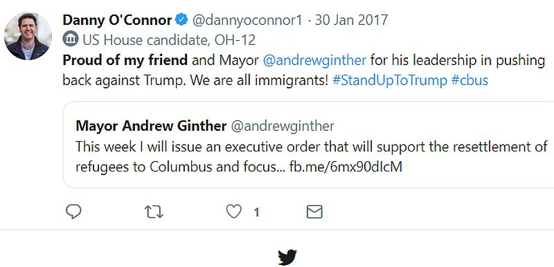 Danny O'Connor tweet