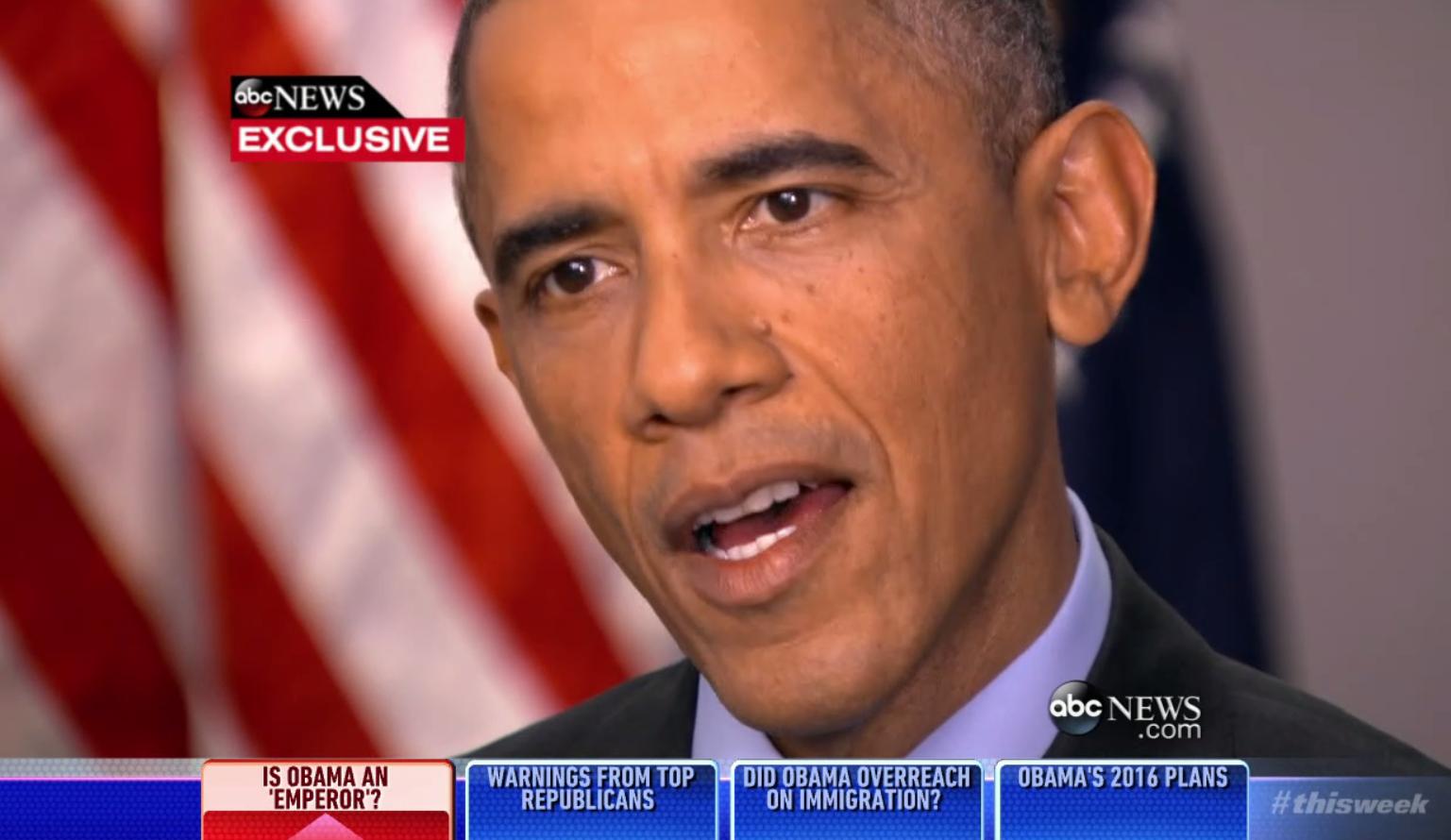 Barack Obama on ABC This Week November