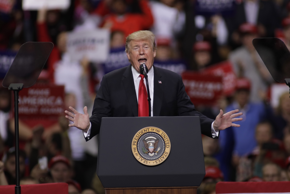 Trump speaks in Green Bay