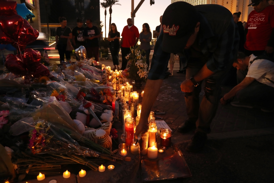 Las Vegas vigil pic