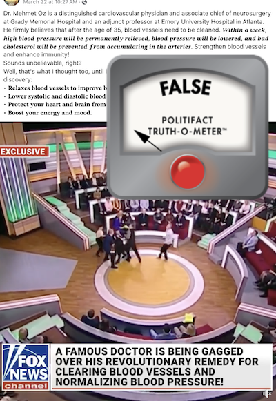 Oz rumble altered video blood pressure False embed for story, 3-27-2024