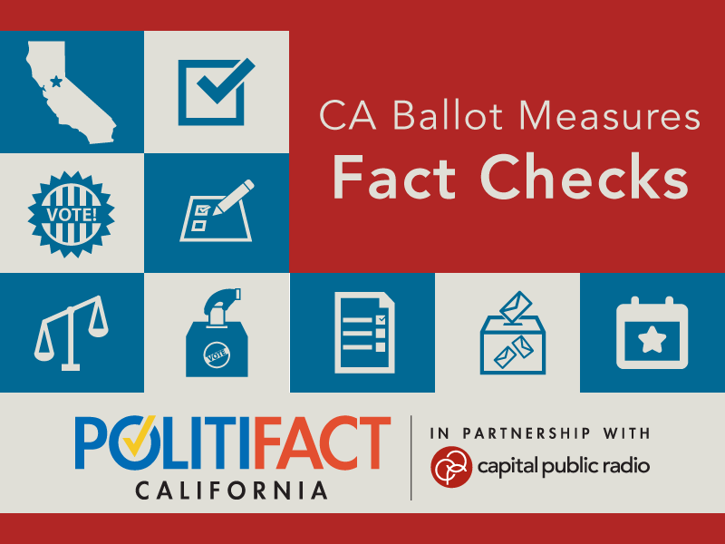 California ballot measure fact checks graphic