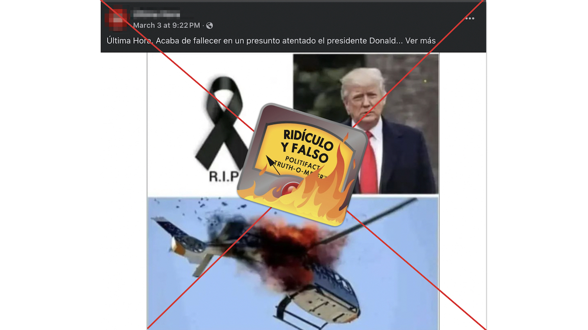 grafico POF de muerte de Trump 03-11-25