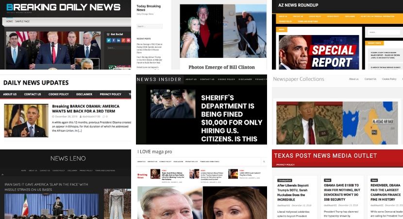 Pakistani false news network