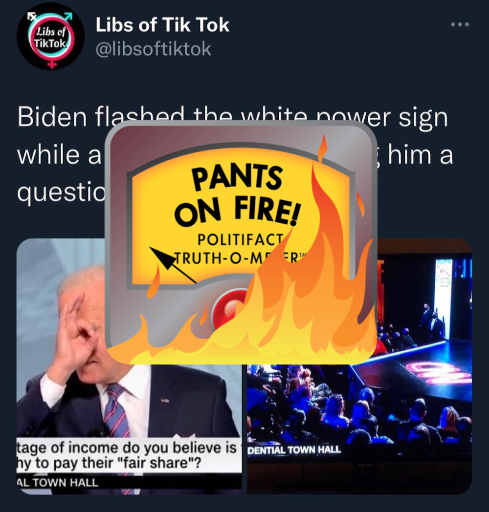 POF White Power Sign Claim from IG