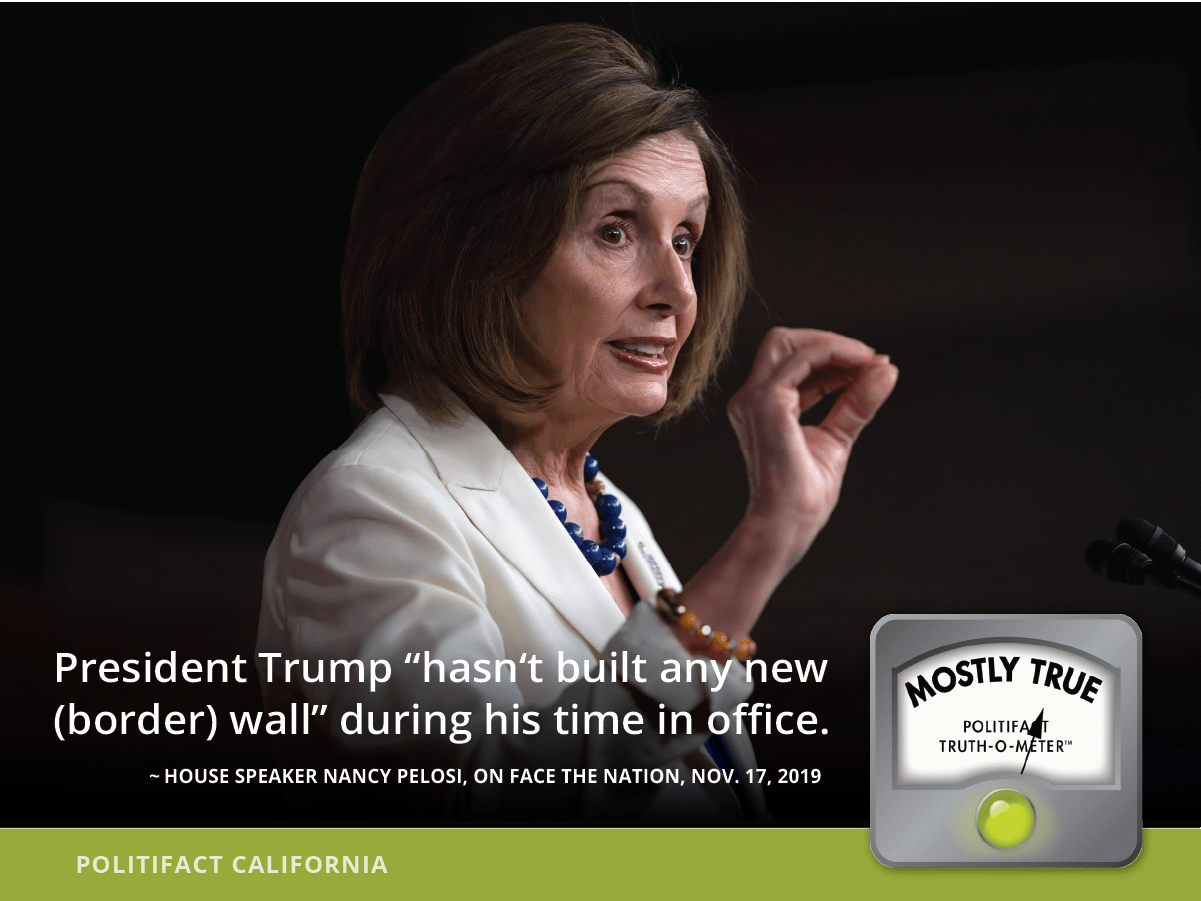 Pelosi wall graphic