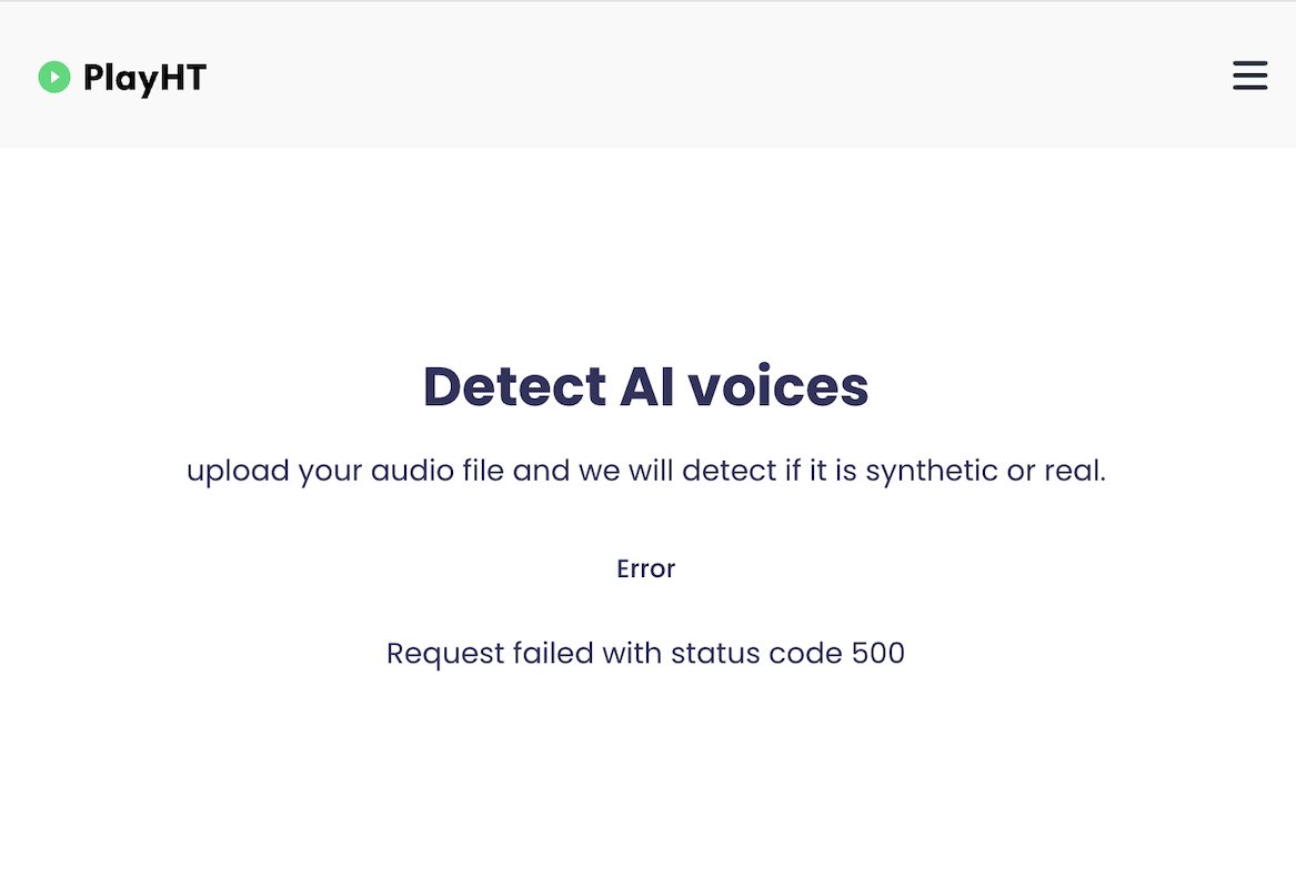 PlayHT result for Biden robocall, 3-15-2024