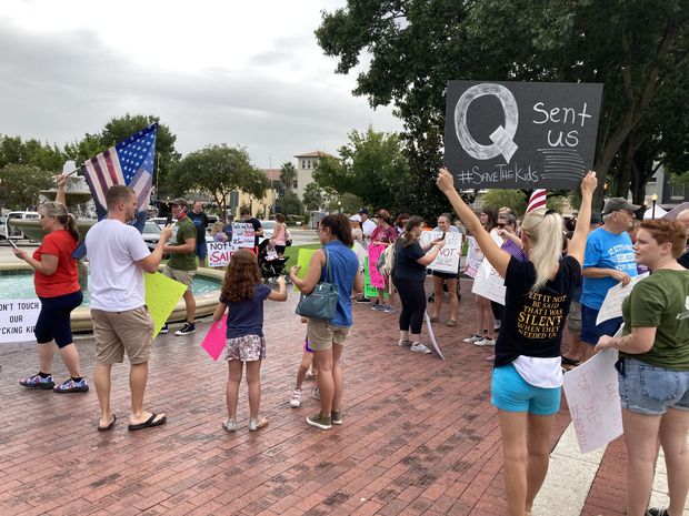 Lakeland #SaveOurChildren marchers, 2