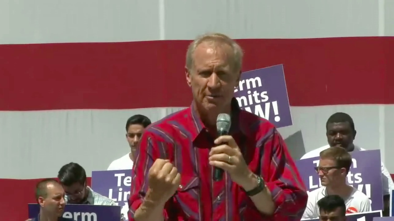 Bruce Rauner Governor's Day, Illinois State Fair, 2016