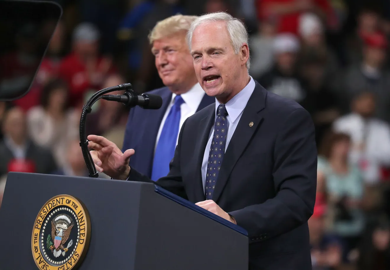 Ron Johnson and Donald Trump