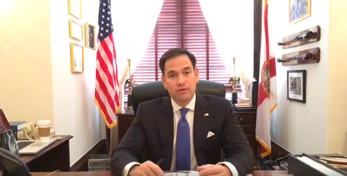 Rubio still facebook live June 28