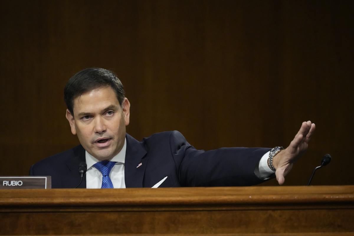 Sen. Marco Rubio during Foreign Relations Committee hearing