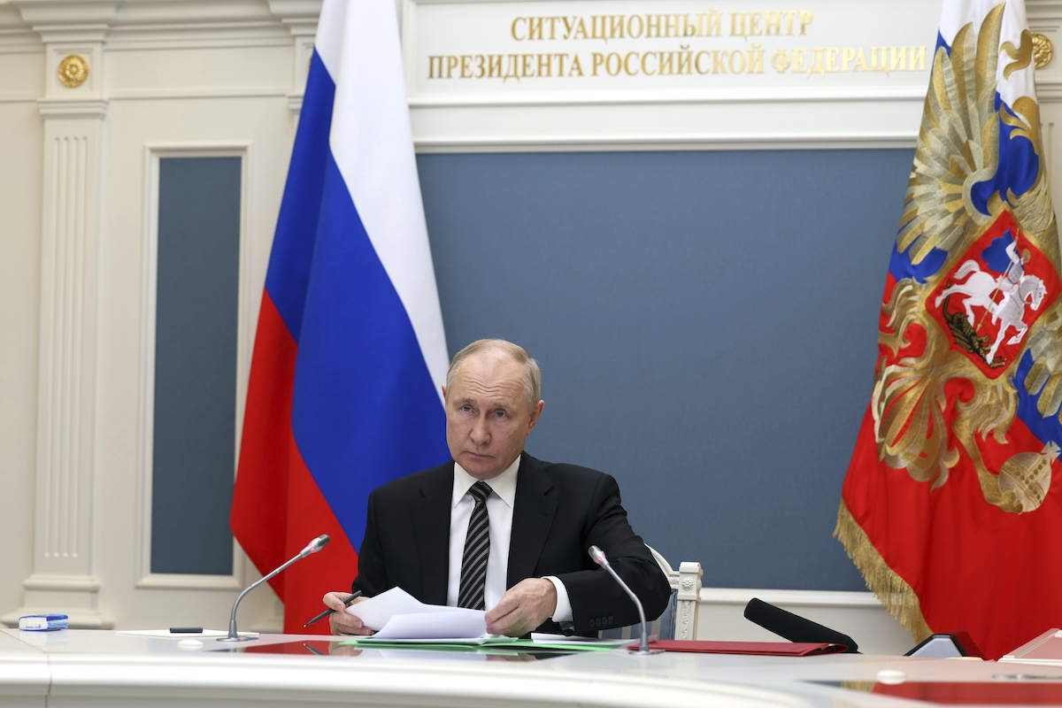 Russian President Vladimir Putin Strategic Forces Drills, 10-25-2023