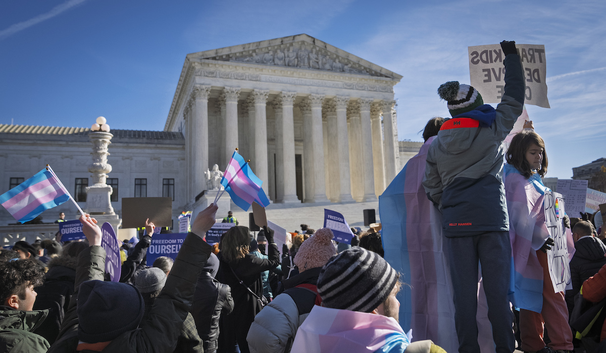 SCOTUS trans healthcare rally Dec. 4, 2024