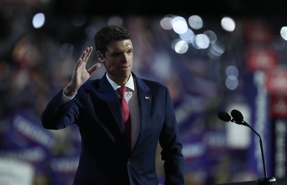 Sam Brown at the RNC in Milwaukee, 7-16-2024