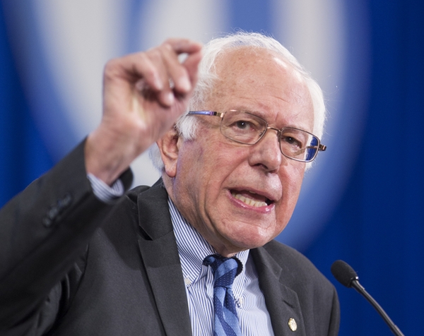 Sanders speaking for meme story