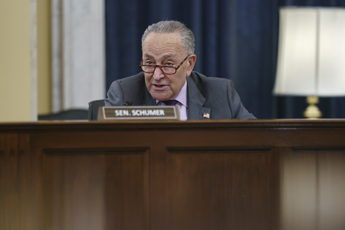 Chuck Schumer during S1 For the People Act hearing 3-24-21