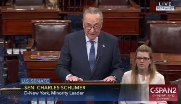 Schumer Sessions floor speech