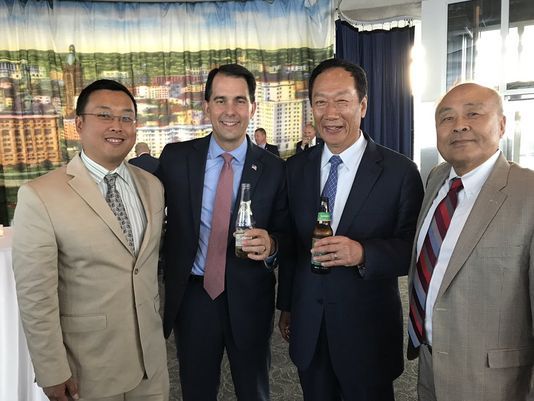 Scott Walker Terry Gou beer