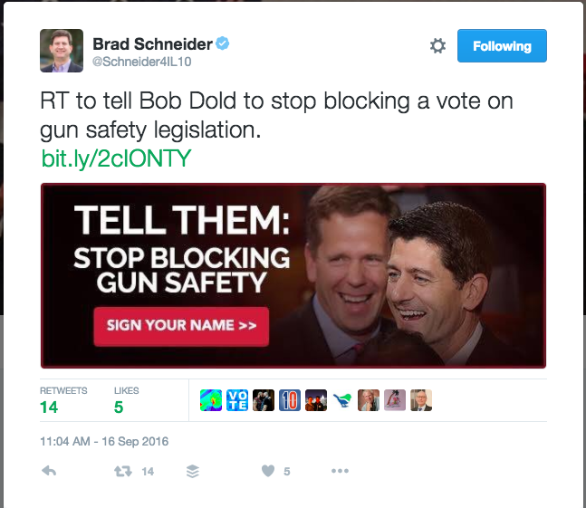 Brad Schneider tweet