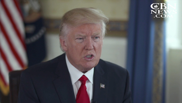 trump cbn christian syrians photo