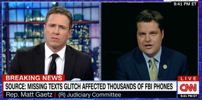 Gaetz and Cuomo screen grab