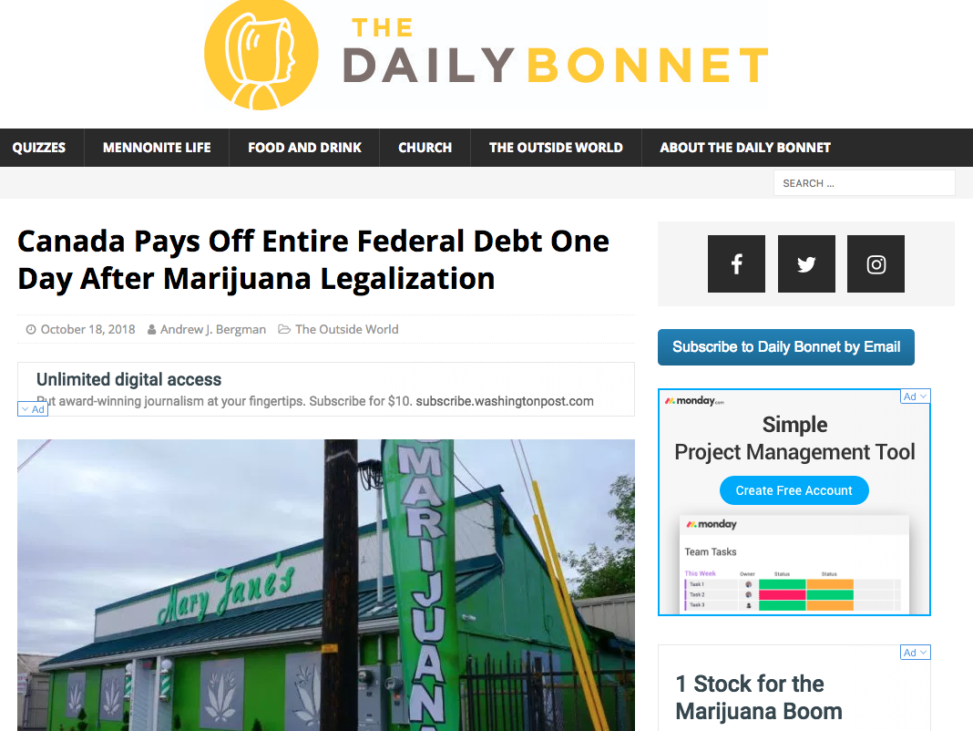 Daily Bonnet screenshot