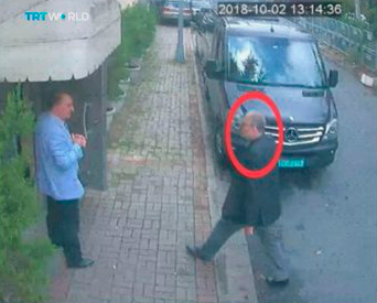 Khashoggi surveillance footage