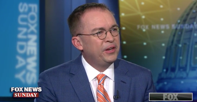 Mulvaney on Fox News