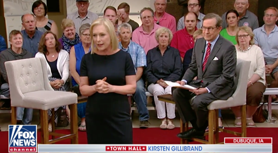 Gillibrand at Fox town hall