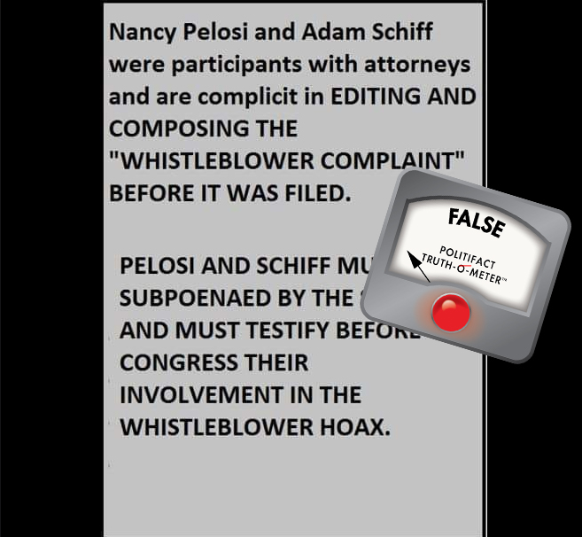 Schiff whistleblower hoax