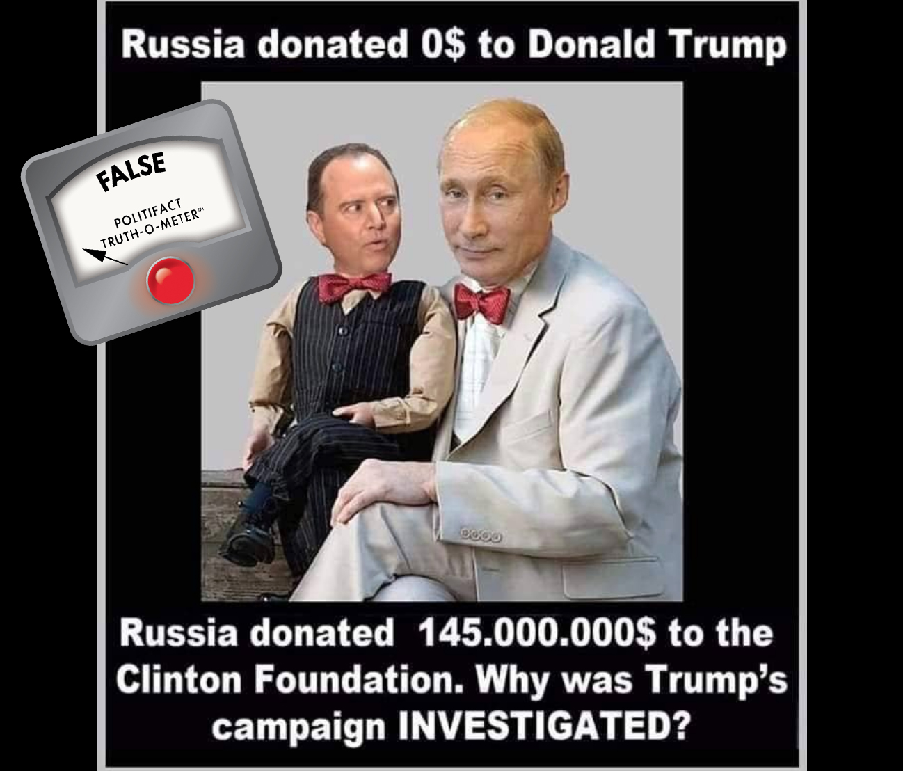 False post about Clinton Foundation