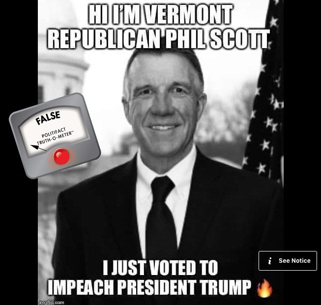 Phil Scott impeachment hoax