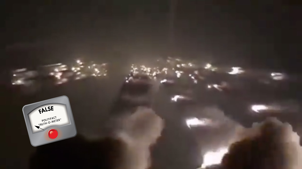 False Iran missile video