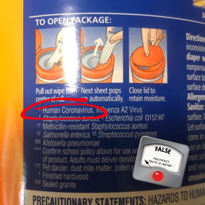 Clorox coronavirus hoax