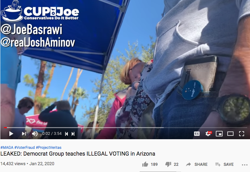 YouTube voter fraud video
