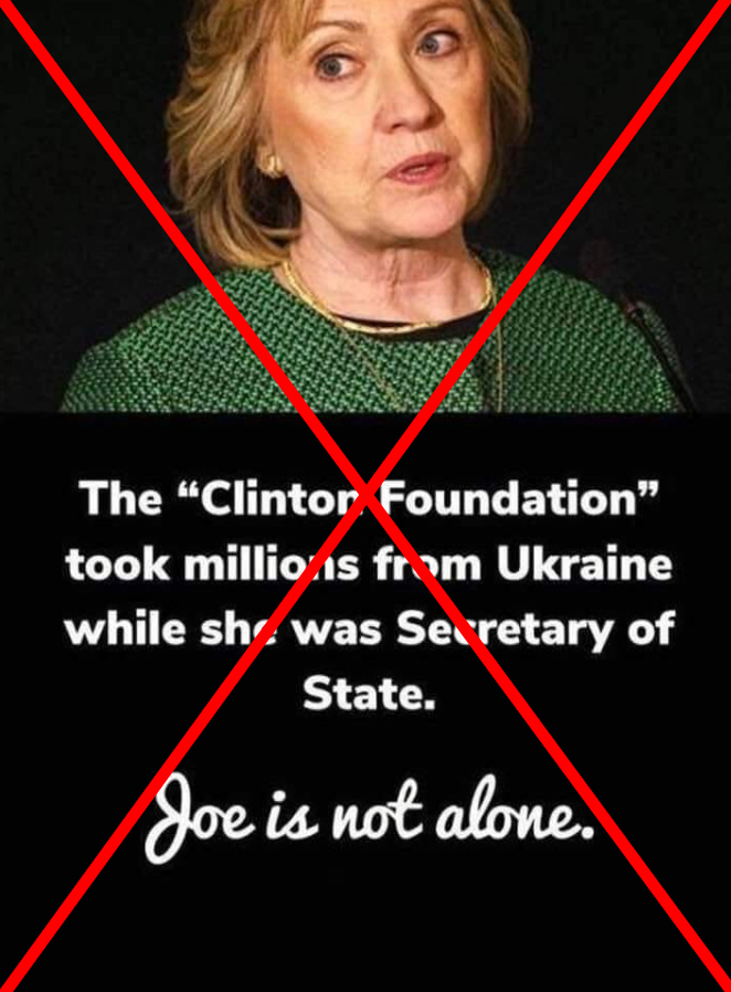 Clinton Foundation hoax 2