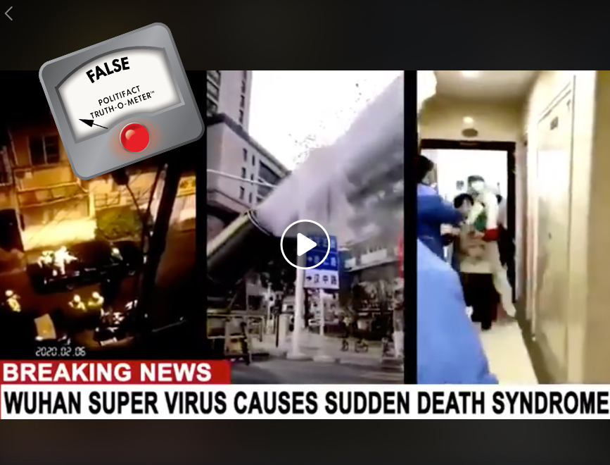 Coronavirus sudden death syndrome hoax