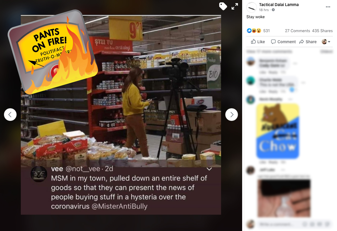 Coronavirus media conspiracy