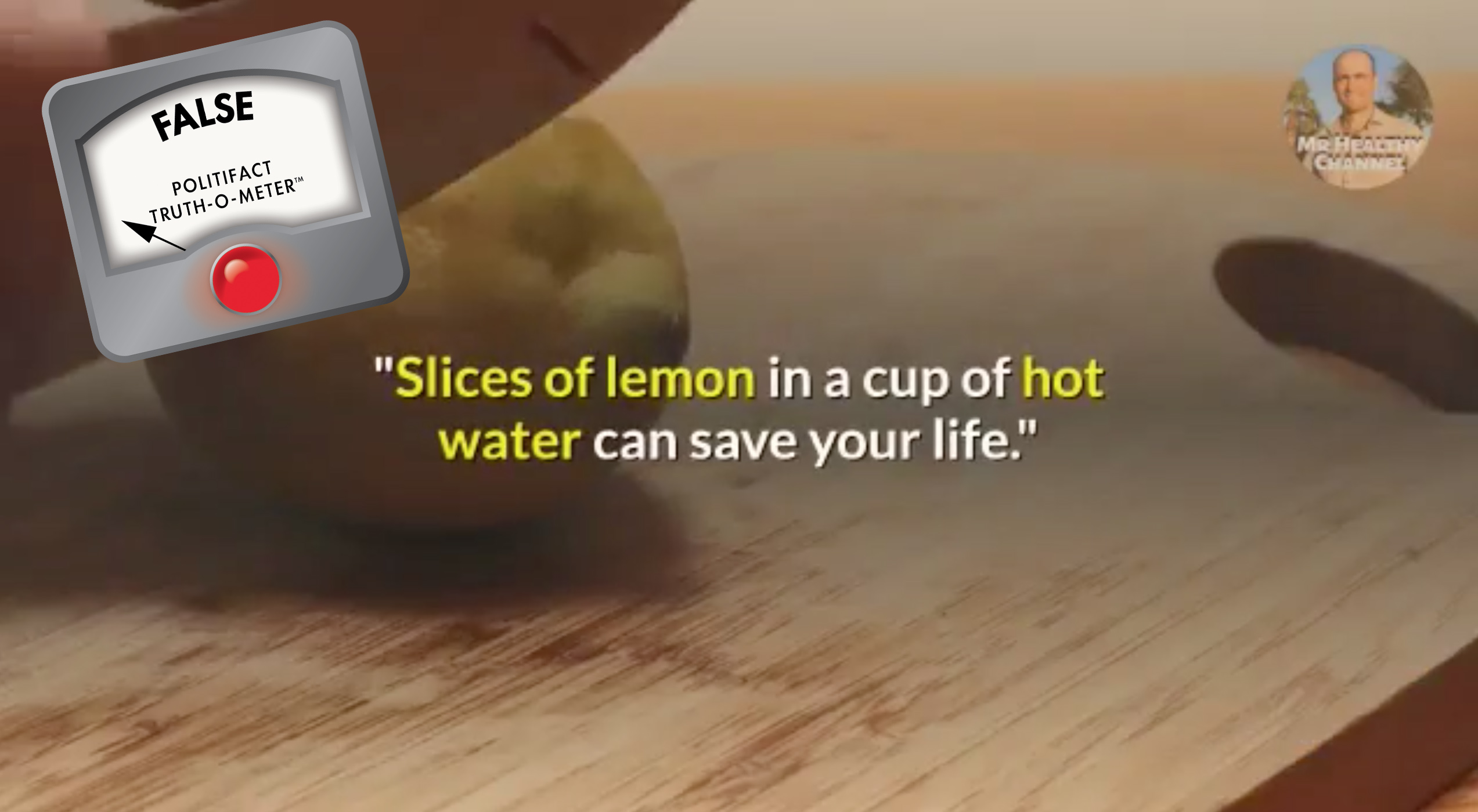 Facebook Messenger video: Hot lemon juice