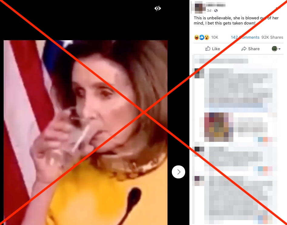 Pelosi drunk hoax