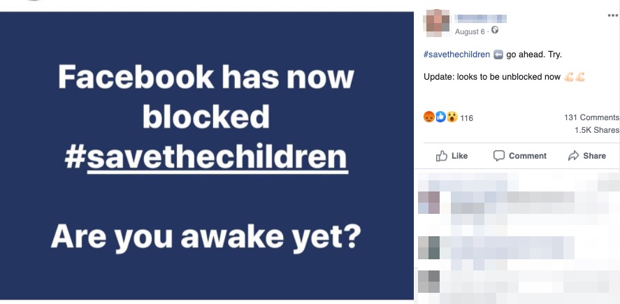 #SaveTheChildren blocked claim, real