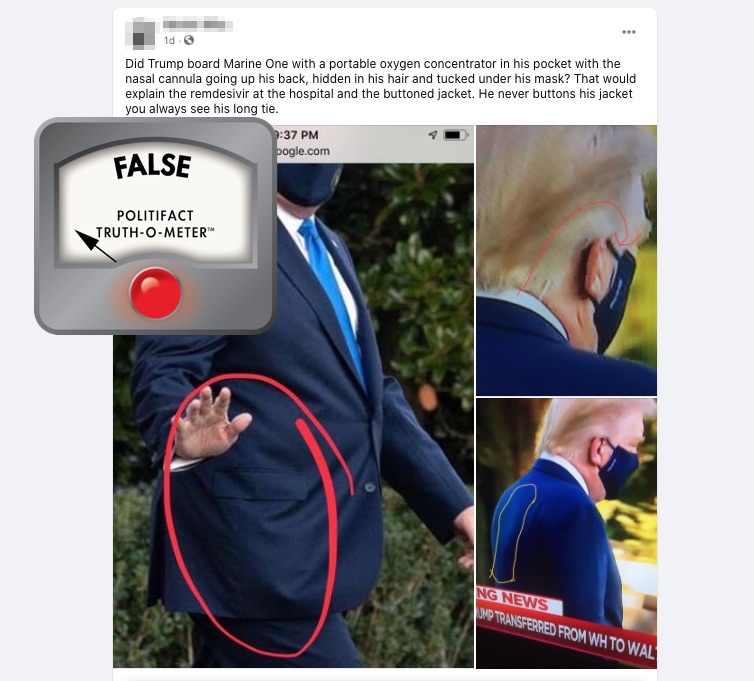 Trump supplemental oxygen conspiracy