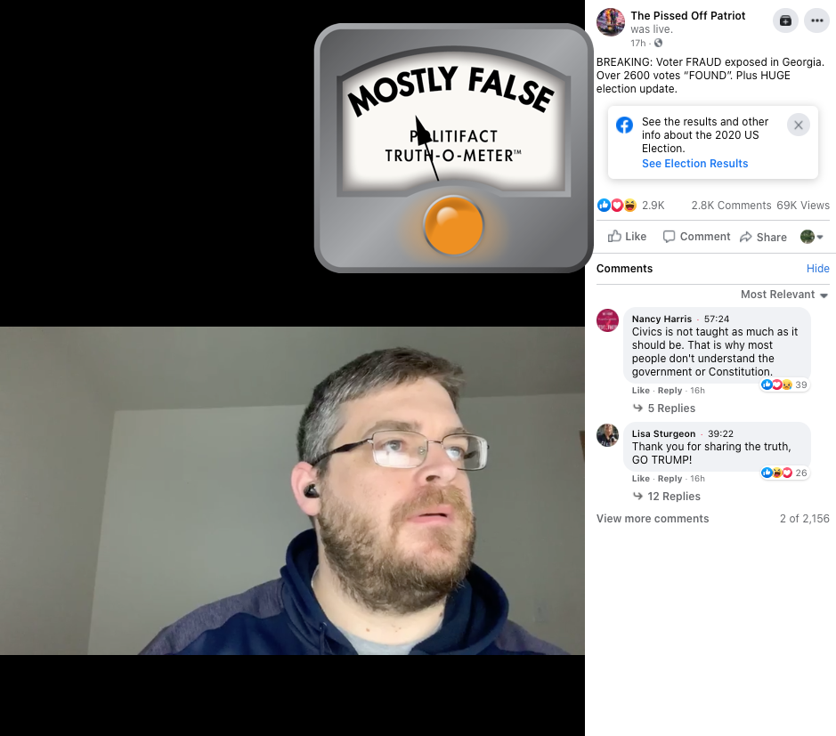 Ga. voter fraud claim