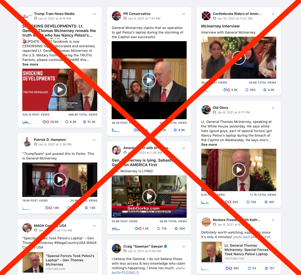 CrowdTangle for Lt. Gen. video