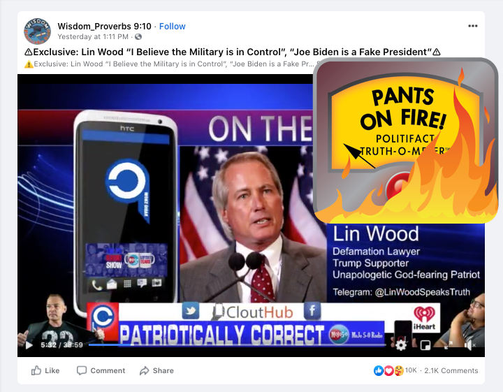 Jan. 26, 2021: Lin Wood interview